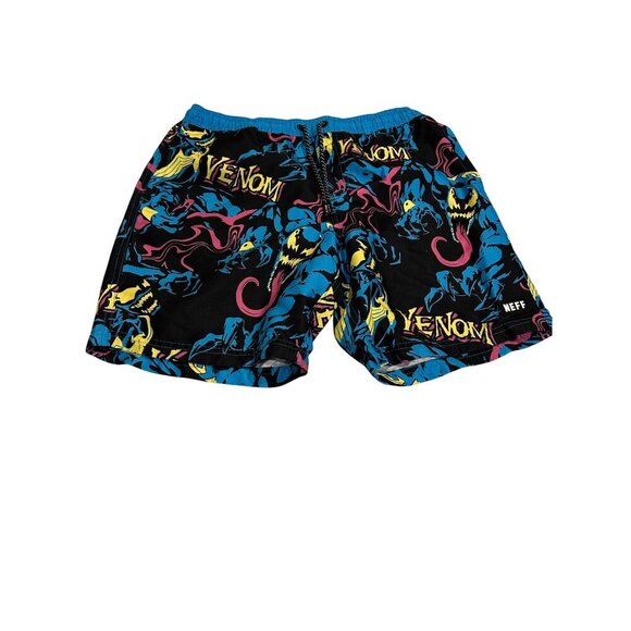 NEFF Venom All Over Graphic Print Board Shorts Surf Swim trunks size M - Picture 1 of 8